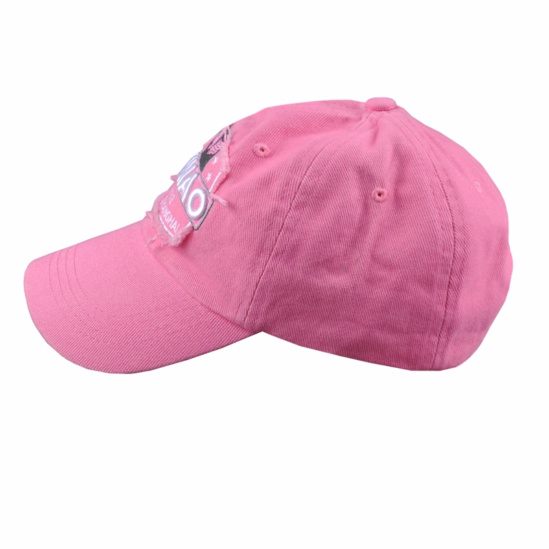 Messy Bun Stickerei Baumwolle Baseball Cap