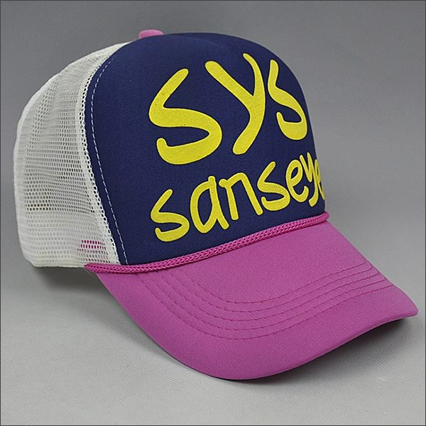Mix color printing trucker cap for sale