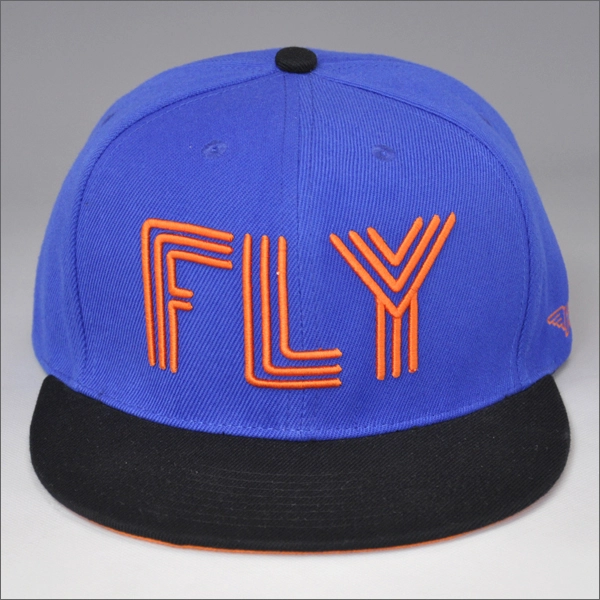 متعددة الألوان نوعية هايت snapback قبعة التطريز قبعة زرقاء