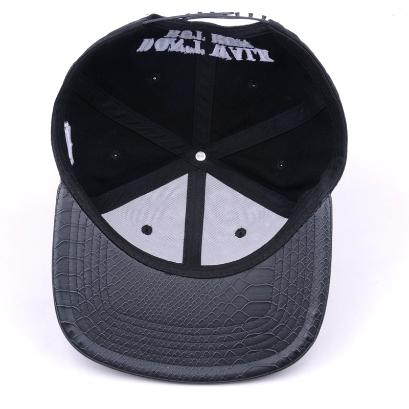 Neue Bildschirm drucken 6 Panel Flat Brim leere Snap Back Caps