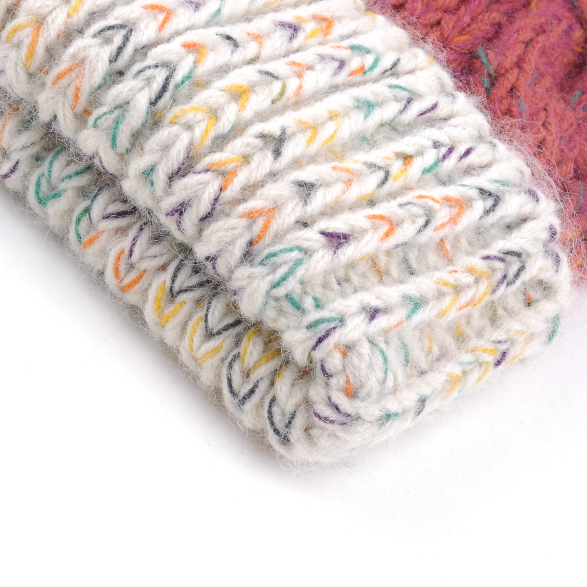 POM POM Καπέλα με Beanie από Ακρυλικό Πλέκω