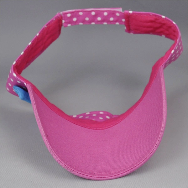 Rosa visiera bowknot del cotone per le ragazze