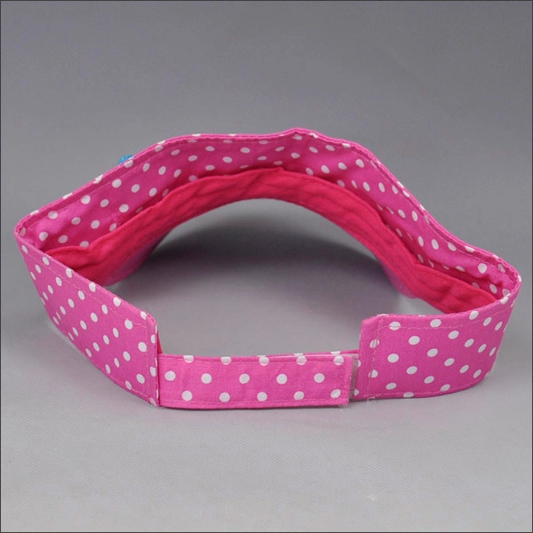 Rosa visiera bowknot del cotone per le ragazze