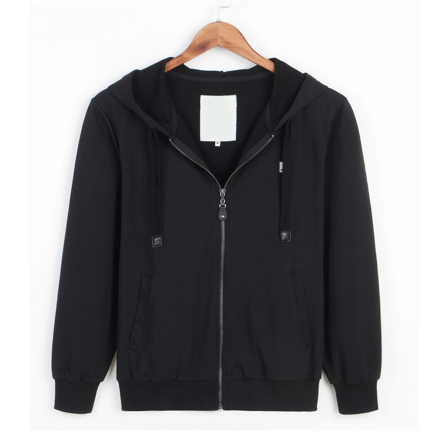 Απλό slim fit κενό φερμουάρ μέχρι hoodies χονδρικής άνδρες φερμουάρ φερμουάρ