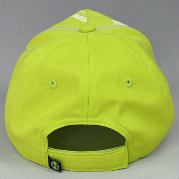 Impresión de los niños de béisbol de color verde amarillo cap