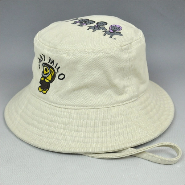 Drucken Top beige Eimer Hut für Kinder