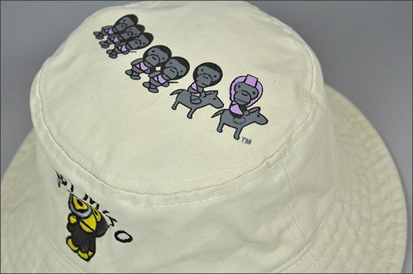 Drucken Top beige Eimer Hut für Kinder