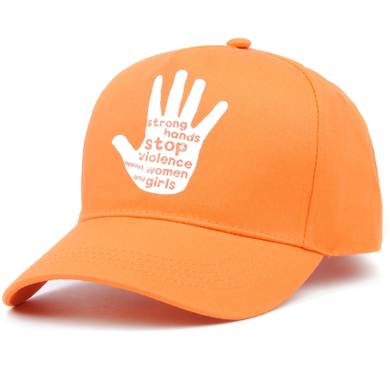 Gorra de béisbol impresa logotipo promocional promocional