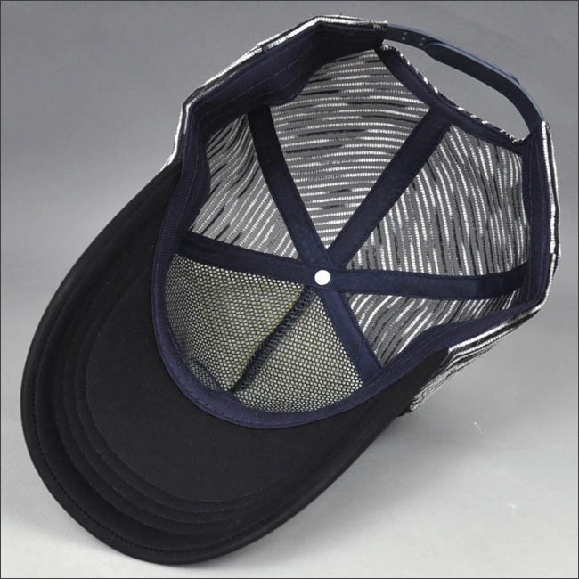 Promotional stripe trucker cap
