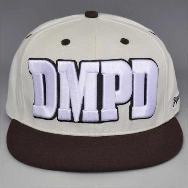 Quality 6 panel custom snapback hat with logo