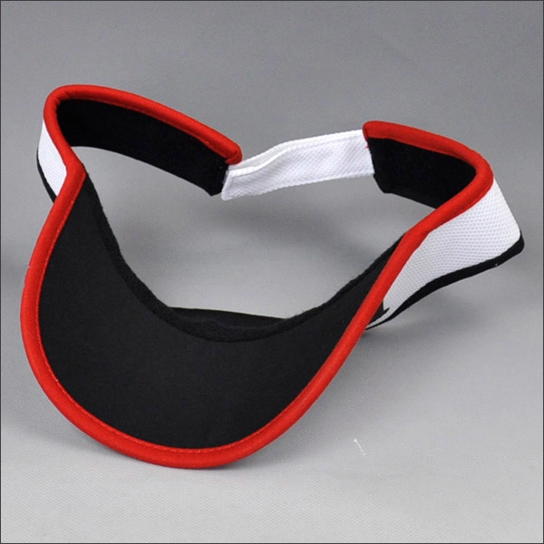 Rubber printing banding edge sun visor