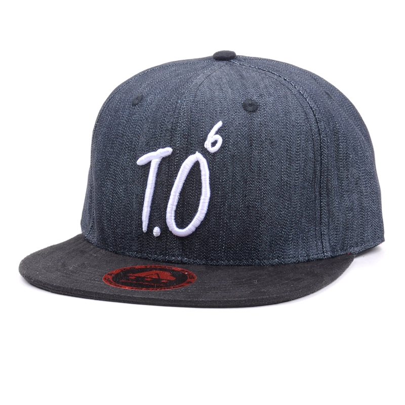 Small order 3d embroidery custom underbrim cap snapback