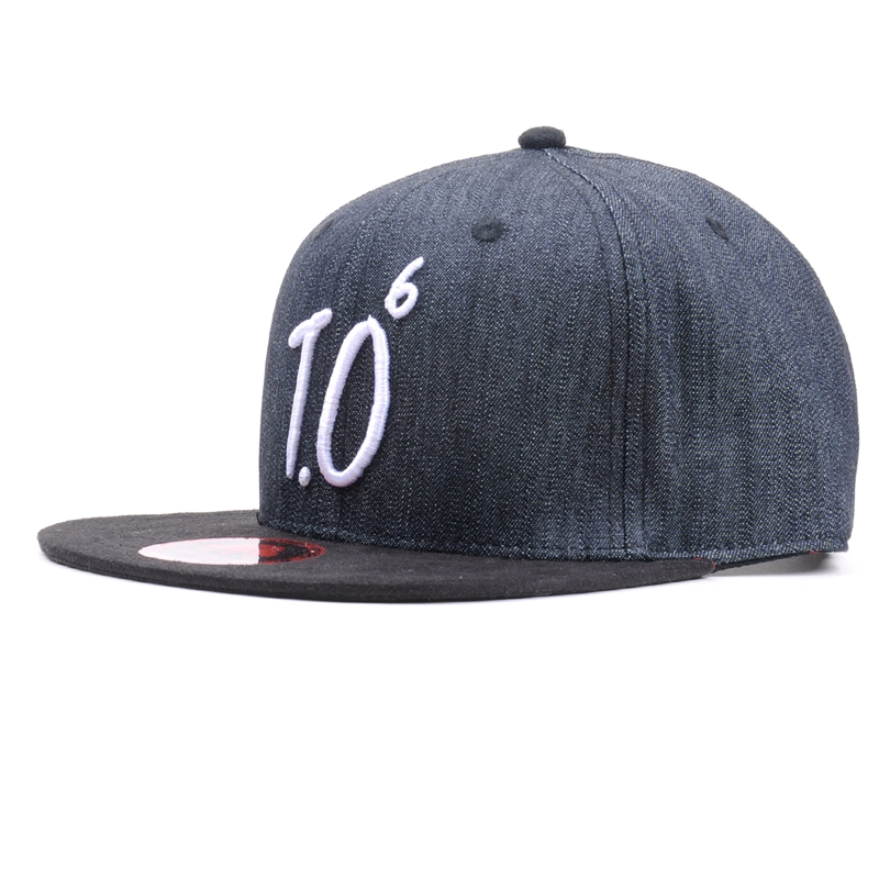 Small order 3d embroidery custom underbrim cap snapback