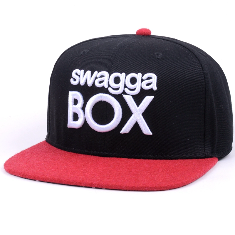 Snapback Caps Hats In Black With Embroidery