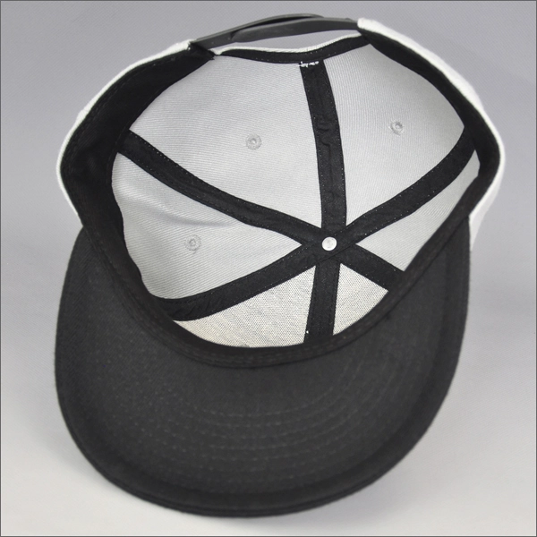 Diseño de encargo del sombrero del Snapback del casquillo plano