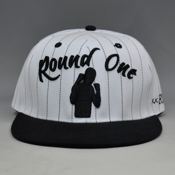 قبعات فريق الأبيض التطريز 3D SNAPBACK الرياضية الجملة