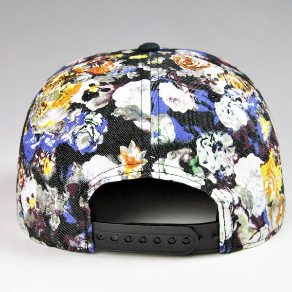 Wholesale floral snapback hat custom