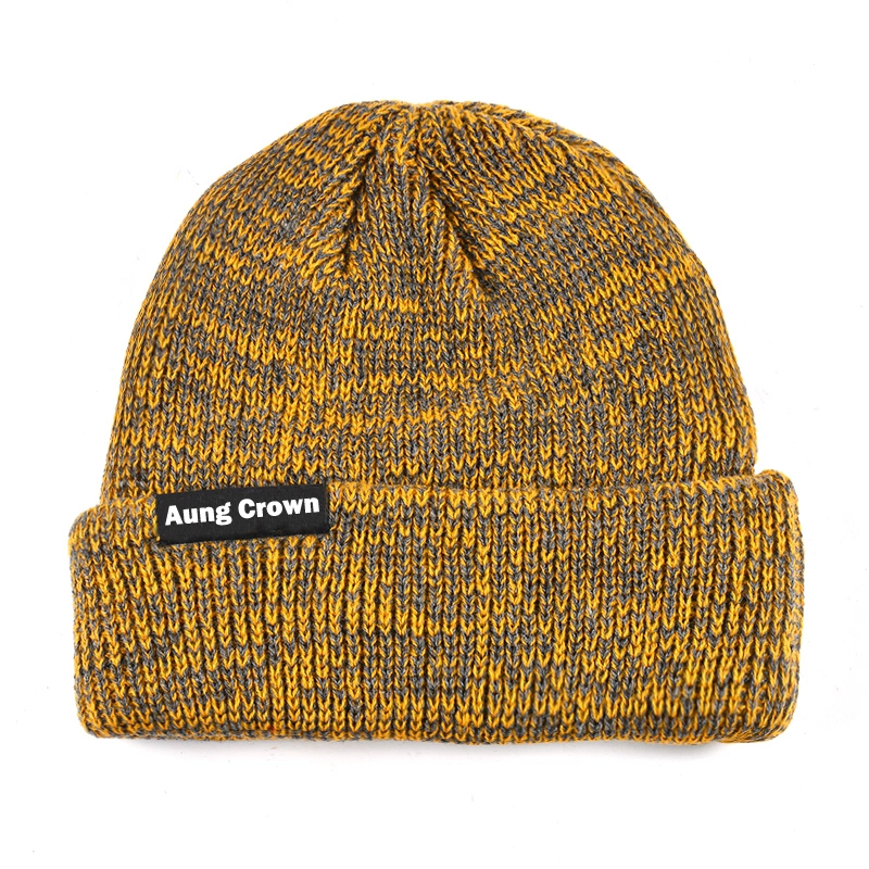 porcelana Invierno 100% acrílico Kint logotipo personalizado gorro fabricante