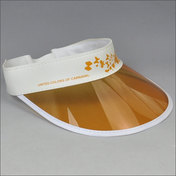 Cuoio giallo sole banding PVC visiera