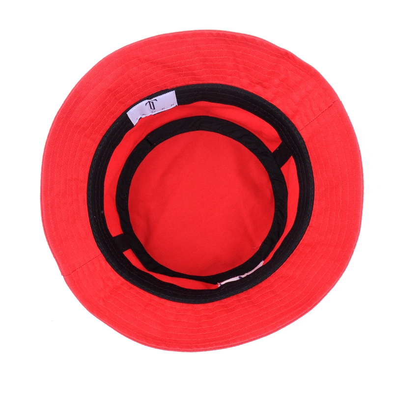 baby plain embroidery logo red baby hats bucket hat
