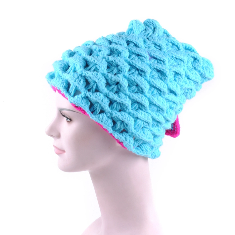 Mützen, Damen, frei gestrickte Mützen, Strickmuster