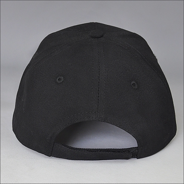 black Chevrolet baseball cap with logo embroidered