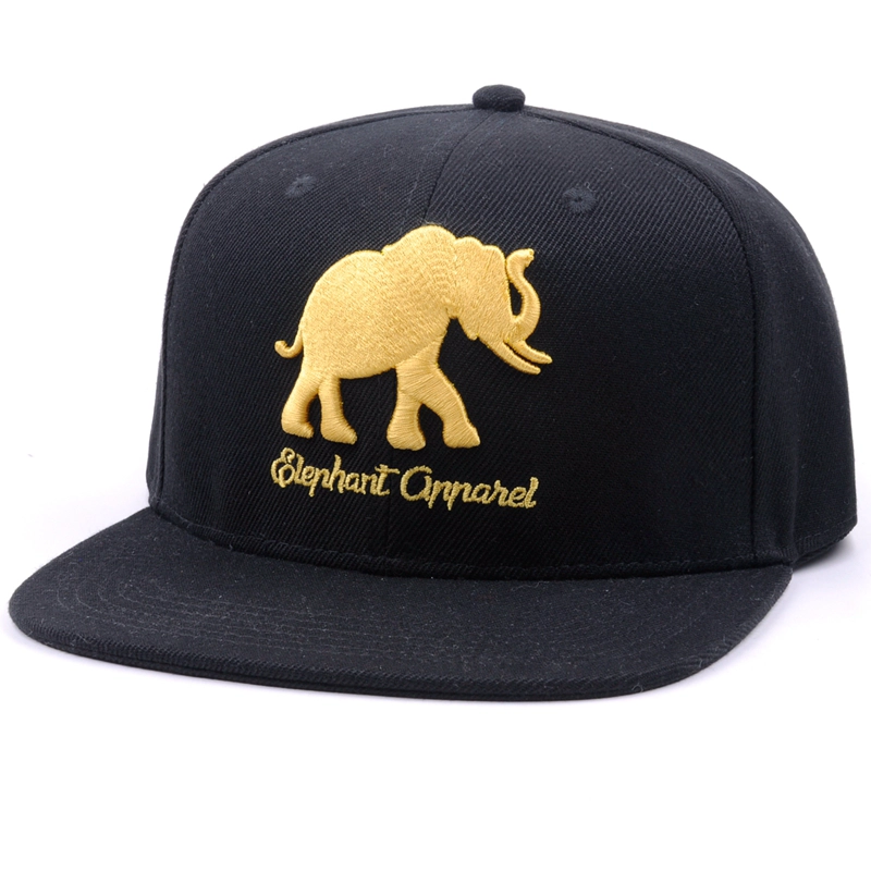 China zwarte snapback, goedkope hoeden, gepersonaliseerde snapback-hoeden fabrikant