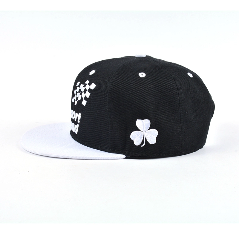 cappelli neri con chiusura a scatto, cappuccio per ricamo 3d