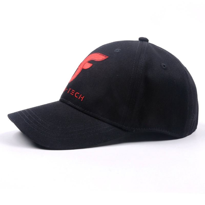 preto esportes flexfit flat bordado bonés de beisebol personalizado