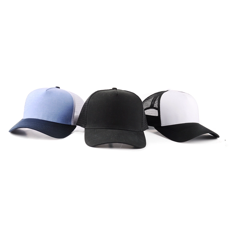 blank 5 panel baseball trucker cap custom