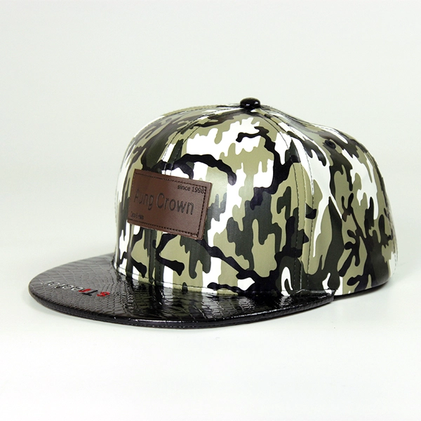 camo vierge bords plats bouchon / snapback