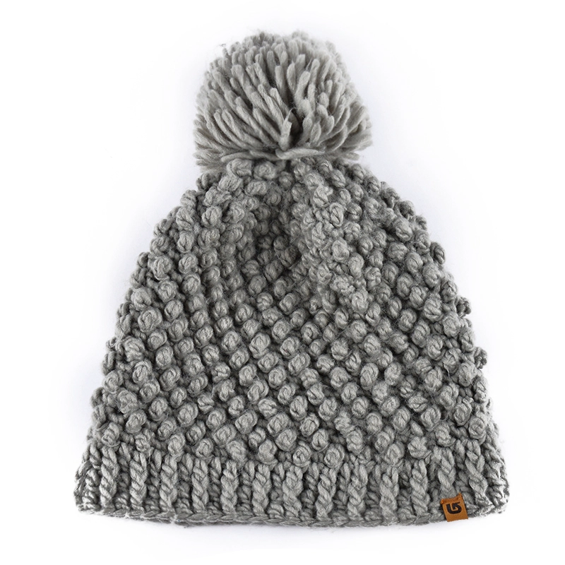 gorros de invierno de pom en blanco sombreros de punto personalizados gorros de pom