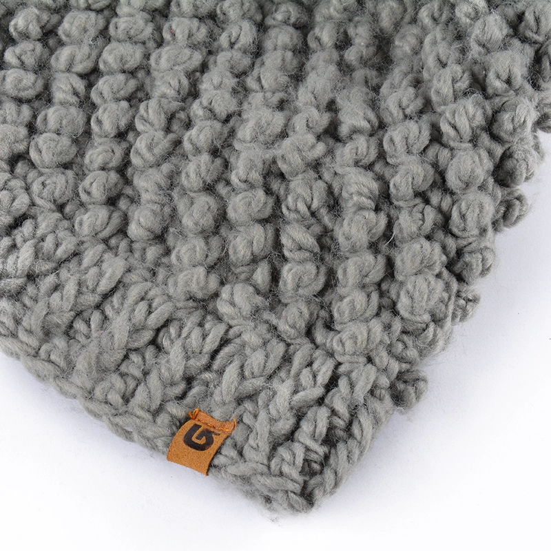 gorros de invierno de pom en blanco sombreros de punto personalizados gorros de pom