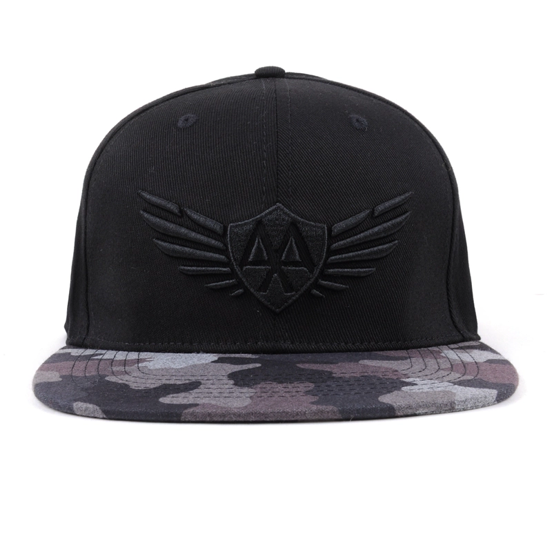 camo brim κεντήματα flexfit snapback προσαρμοσμένα καπέλα