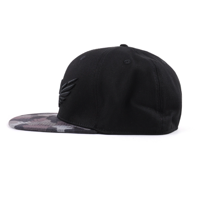 camo brim κεντήματα flexfit snapback προσαρμοσμένα καπέλα