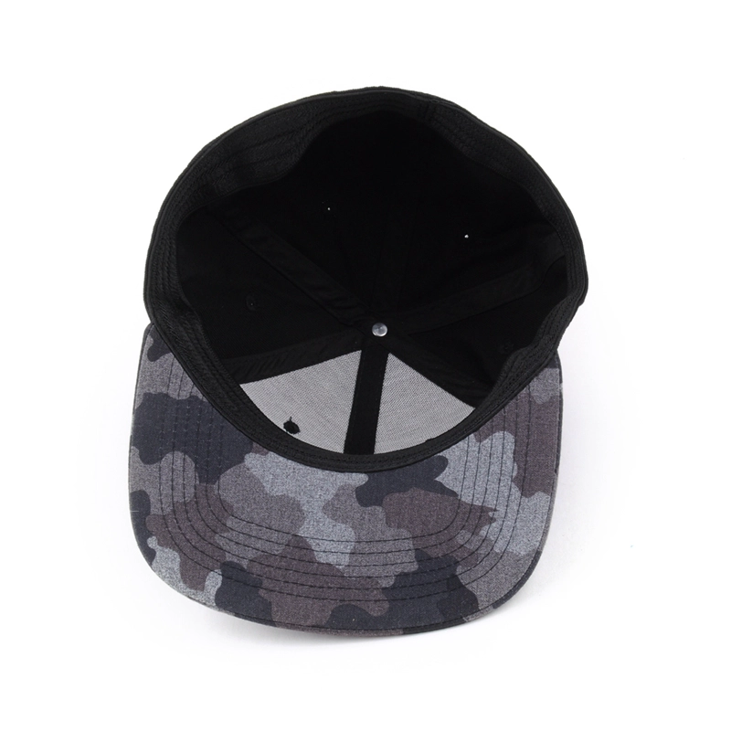 camo brim κεντήματα flexfit snapback προσαρμοσμένα καπέλα