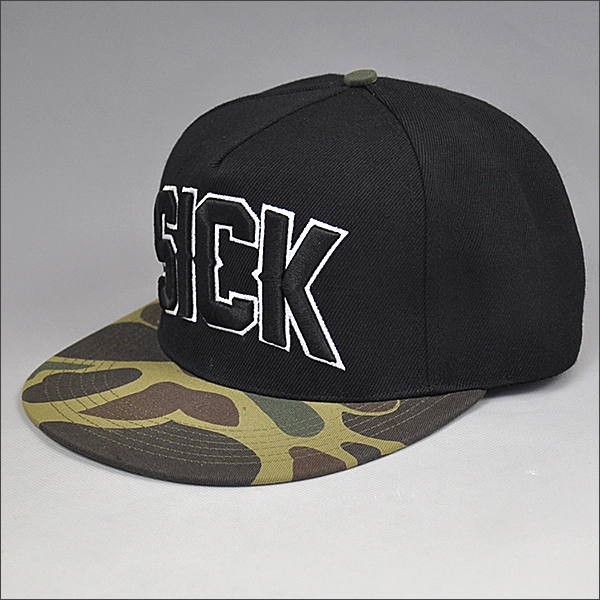 камуфляж плоская вершина шляпа Snapback