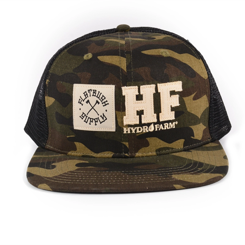 camo trucker caps maglia logo design del cappello