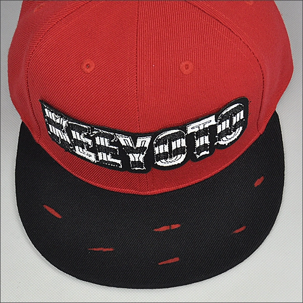 التطريز مخصصة رخيصة حافة مسطحة سقف SNAPBACK