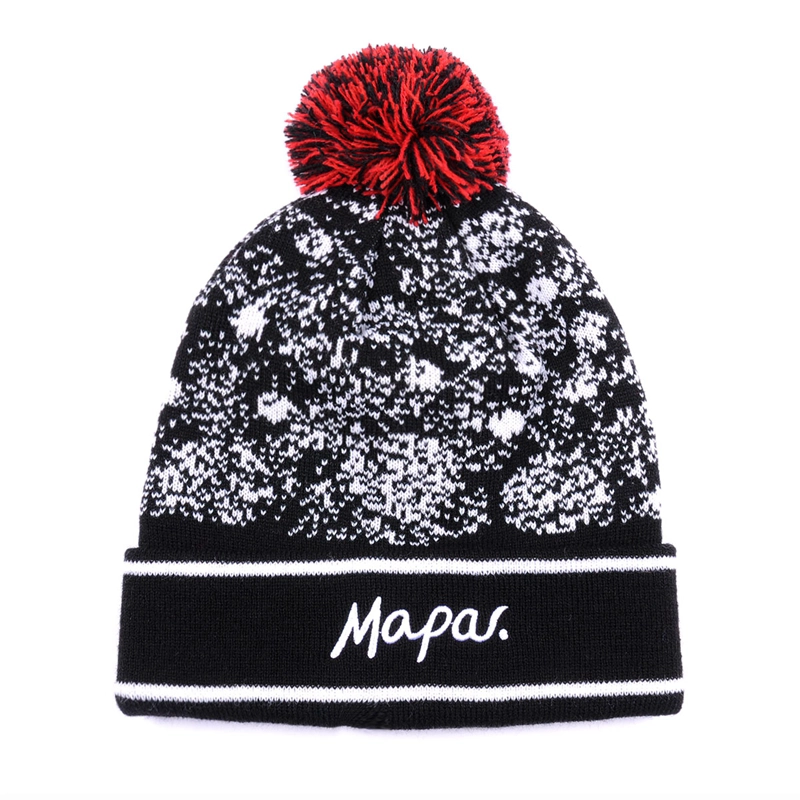modello di maglia libera del cappello del beanie della porcellana