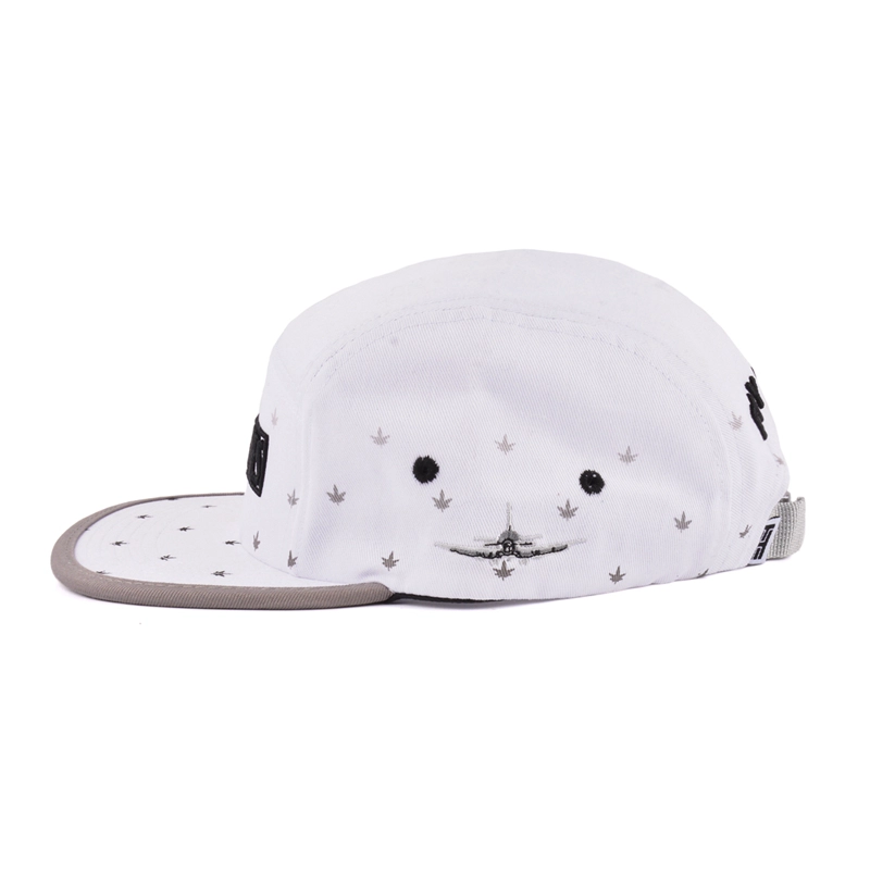 cotton 5 panels hats embroidery logo custom supplier