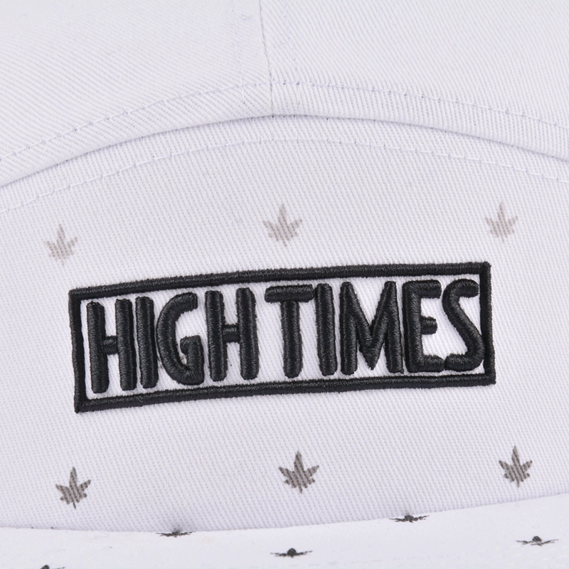 cotton 5 panels hats embroidery logo custom supplier