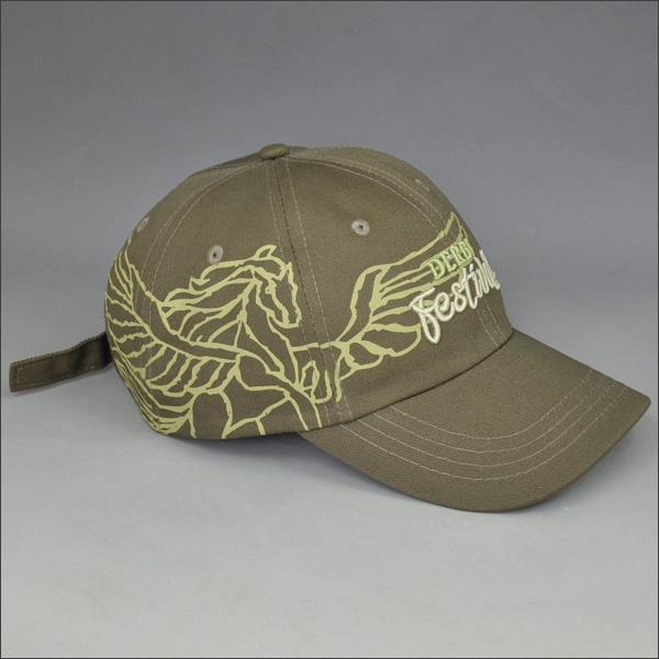 cotton twill 6 panels baseball cap