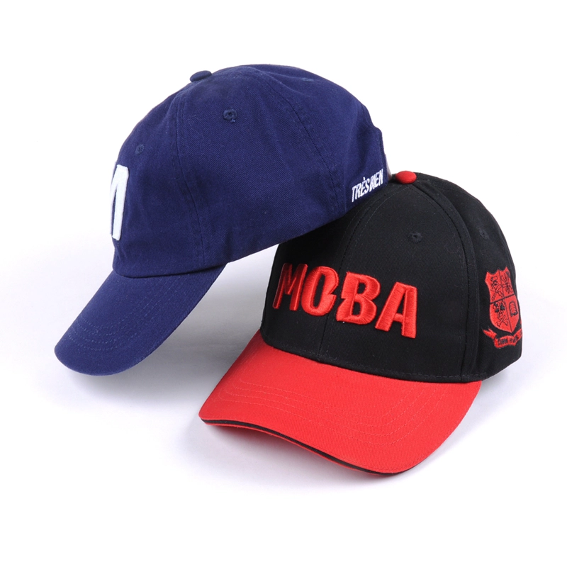 custom 6 panels embroidery sports cap baseball hats