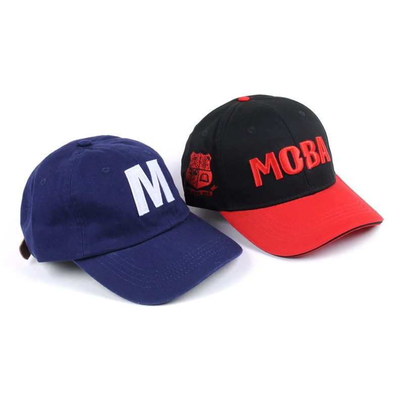 custom 6 panels embroidery sports cap baseball hats