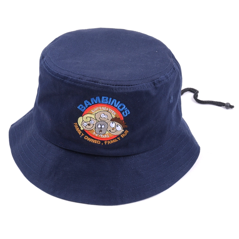 custom baby embroidery bucket caps design baby caps factory china