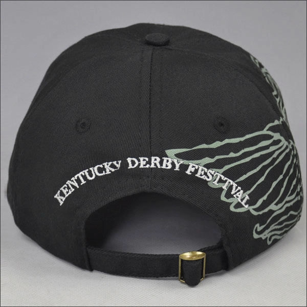 custom black baseball hat