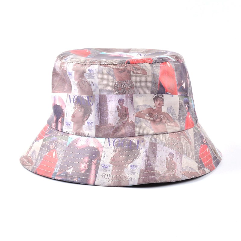 China custom bucket chapéus, logotipo personalizado impresso balde chapéus fabricante