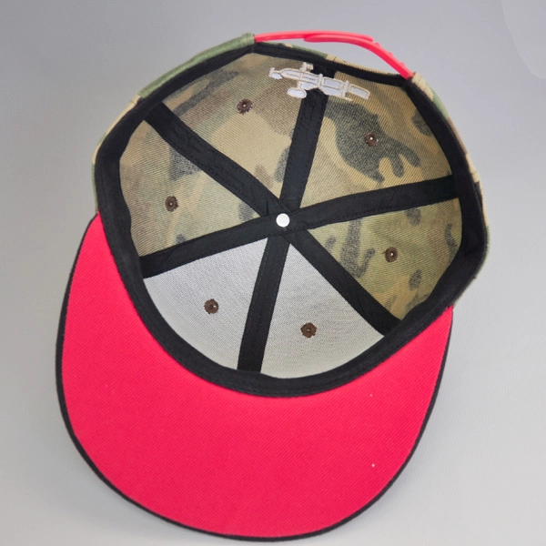 benutzerdefinierte camo leer Spitzen Hut Snapback Kappe