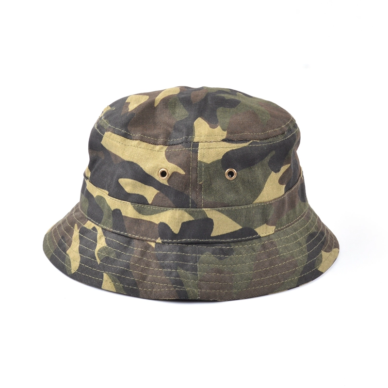 kundenspezifisches camo Eimerhutgroßhandelsentwurfslogo